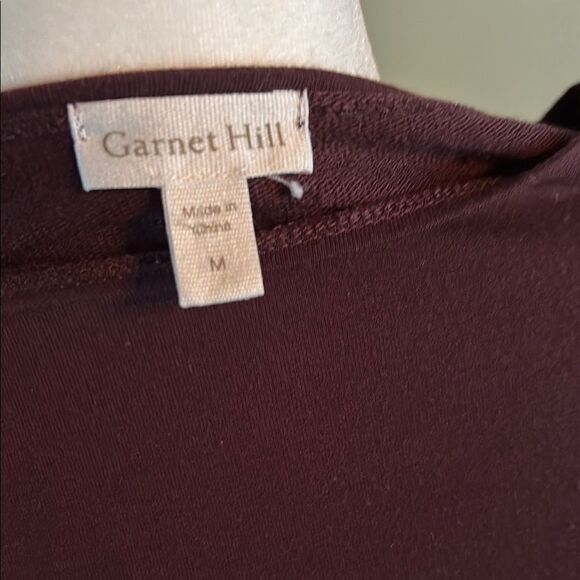 Garnet Hill Red Maxi Dress with pockets!!!!! And tapered elastic waist - Picture 2 of 12